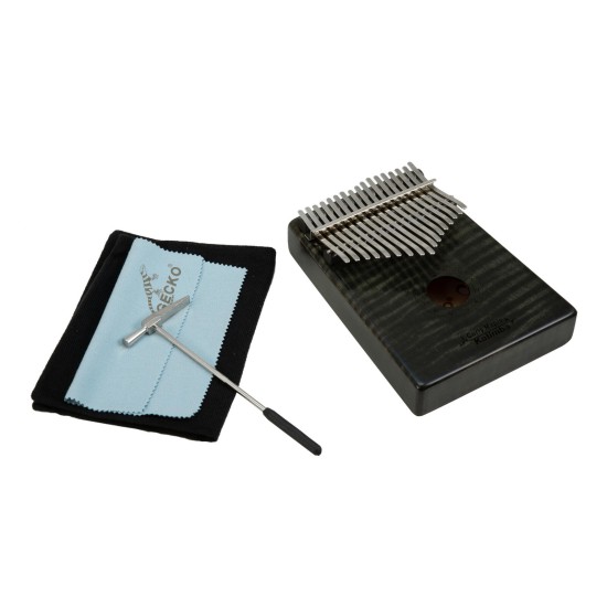 DIMAVERY KL-5 Kalimba, 17 Note in Do Maggiore, Nero - Strumento Musicale in Legno