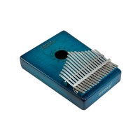 Kalimba DIMAVERY KL-6 Blu, 17 Tasti in Do Maggiore con Accessori Inclusi