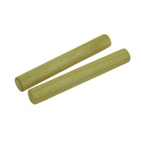 DIMAVERY Claves in Legno Naturale 2x - Strumenti a Percussione Professionali