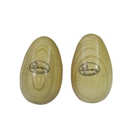 DIMAVERY Egg Shaker in Legno - Set di 2 Pezzi per Percussioni Musicali