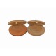 DIMAVERY Nacchere per Dita in Legno Naturale con Fascia Elastica - Set 2 Pezzi