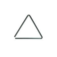 Triangolo DIMAVERY 13 cm in Acciaio con Bacchetta per Effetti Sonori Professionali
