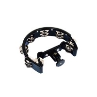 DIMAVERY Tamburello Semicircolare Professionale con Staffa per Treppiede o Hi-Hat