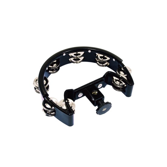 DIMAVERY Tamburello Semicircolare Professionale con Staffa per Treppiede o Hi-Hat