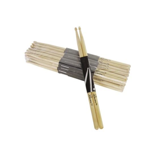 DIMAVERY DDS-7A Bacchette per Batteria in Acero - Qualità Professionale 7A