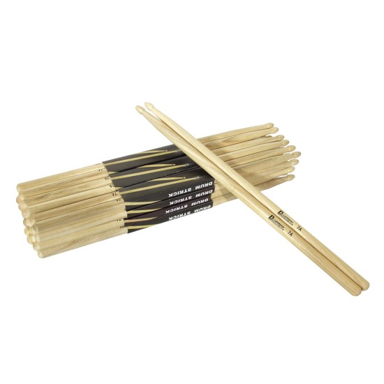 DIMAVERY DDS-7A Bacchette per Batteria in Rovere - Spessore 7A, Stick Standard
