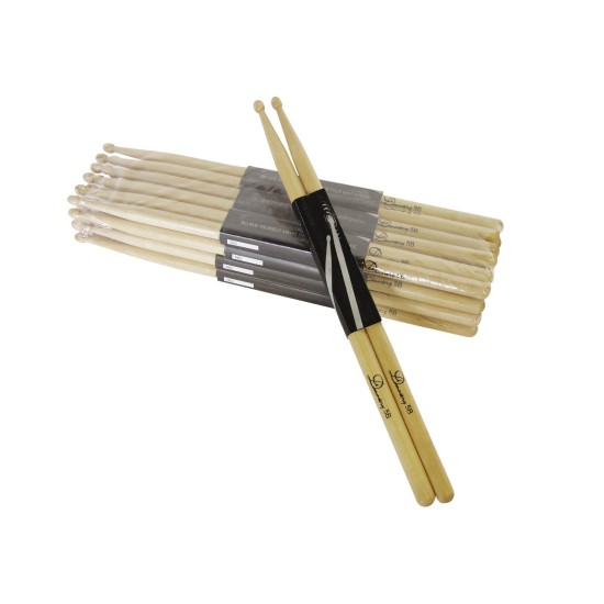 Bacchette per Batteria DIMAVERY DDS-5B in Acero - Spessore 5B, Alta Qualità