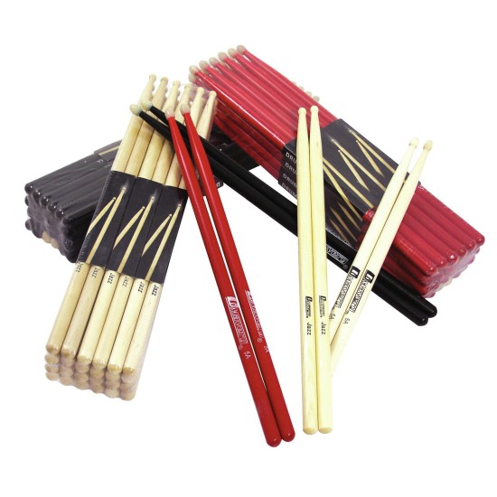 DIMAVERY Jazz Drumsticks 5A in Acero - Bacchette Professionali per Batteria