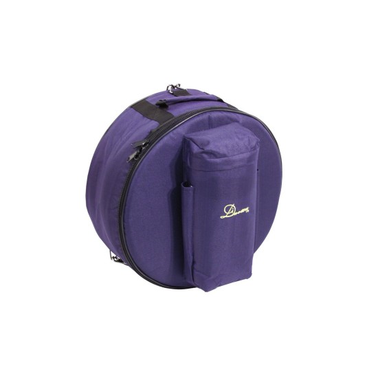 DIMAVERY DB-20 Borsa per Rullante 14 Pollici con Tasca Esterna in Nylon Blu