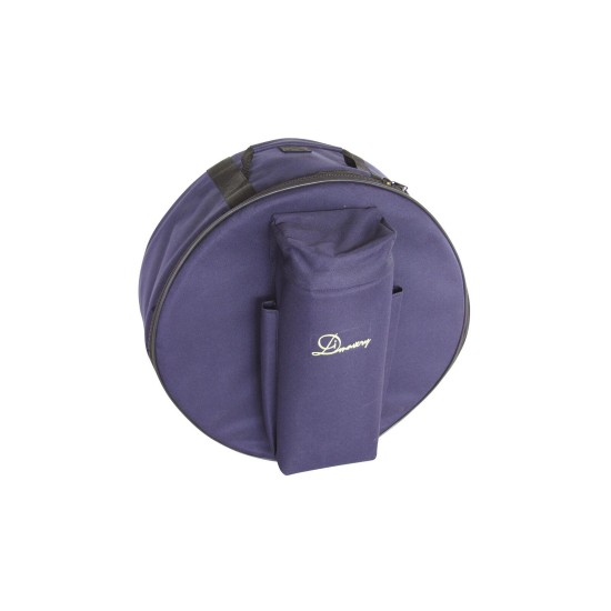 DIMAVERY DB-20 Borsa per Rullante 14 Pollici con Tasca Esterna in Nylon Blu