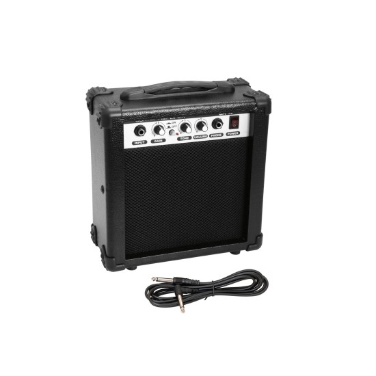 Kit Completo Dimavery EGS-1 Chitarra Elettrica con Amplificatore - Nero Lucido