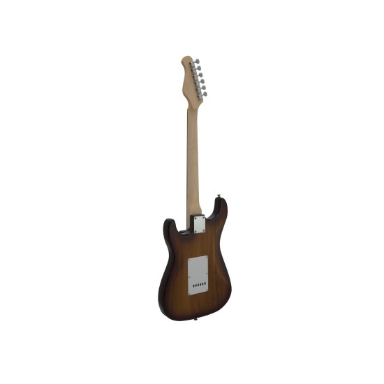 DIMAVERY ST-203 Chitarra Elettrica Sunburst - Progettata per Musicisti Destrorsi
