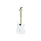 DIMAVERY ST-203 Chitarra Elettrica Mancina Bianco - Design Professionale e Suono Eccezionale