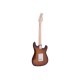 DIMAVERY ST-203 Chitarra Elettrica per Mancini Sunburst con Effetto Luce e Tremolo