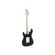 DIMAVERY ST-312 Chitarra Elettrica Nera con Pickup Humbucker e Single Coil