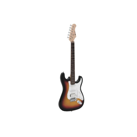 DIMAVERY ST-312 Chitarra Elettrica Sunburst - Progettazione ST, Humbucker e Single Coil