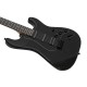 DIMAVERY ST-312 Chitarra Elettrica Nera con Pickup Humbucker e Single Coil, Design ST