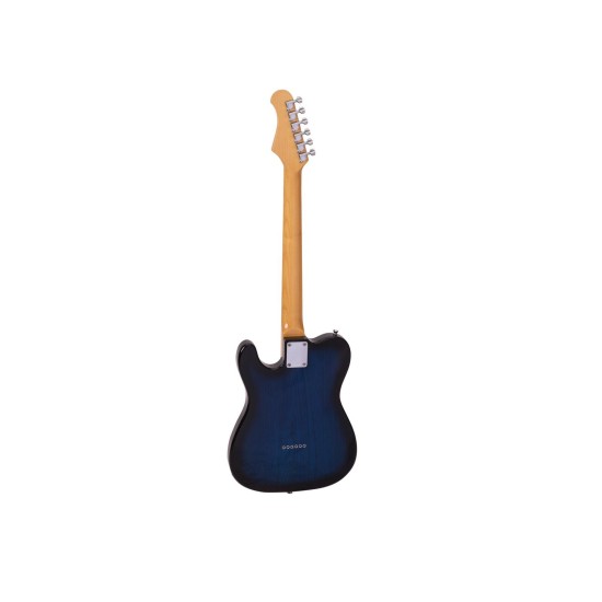 DIMAVERY TL-401 Chitarra Elettrica Blueburst con Single Coil per Musicisti Destrorsi