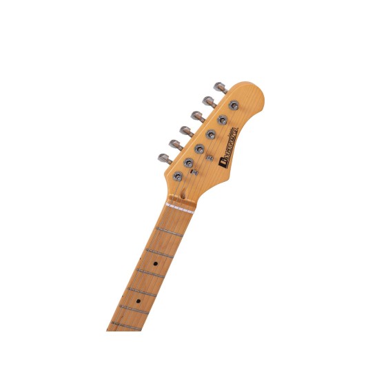 DIMAVERY TL-401 Chitarra Elettrica Blueburst con Single Coil per Musicisti Destrorsi