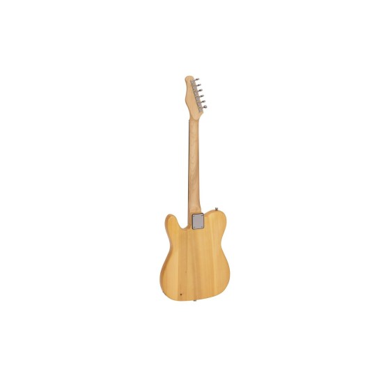 DIMAVERY TL-401 Chitarra Elettrica Naturale 6 Corde con Single Coil