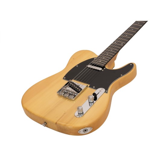 DIMAVERY TL-401 Chitarra Elettrica Naturale 6 Corde con Single Coil