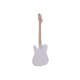 DIMAVERY TL-401 Chitarra Elettrica Bianco - 6 Corde, Single Coil, Manico Acero