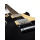 DIMAVERY LP-520 Chitarra Elettrica Nera con Humbucker e Manico in Acero