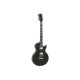 DIMAVERY LP-530 Chitarra Elettrica Nero/Oro con Humbucker e Manico in Acero