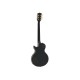 DIMAVERY LP-530 Chitarra Elettrica Nero/Oro con Humbucker e Manico in Acero