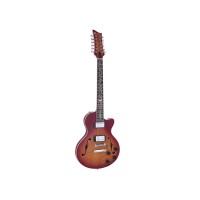 DIMAVERY LP-612 Chitarra Elettrica 12 Corde Sunburst, Progettata per Musicisti Destri
