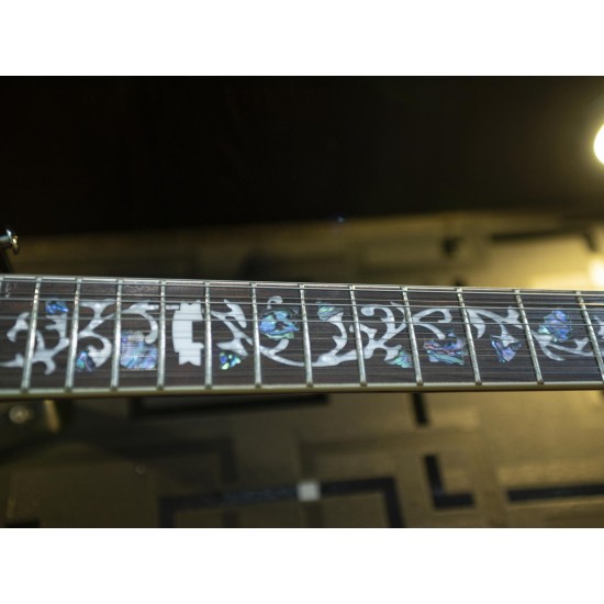 DIMAVERY LP-612 Chitarra Elettrica 12 Corde Sunburst, Progettata per Musicisti Destri