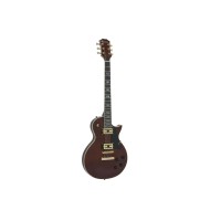 DIMAVERY LP-700 Chitarra Elettrica Honey Hi-Gloss con Humbucker | Strumento Musicale Professionale