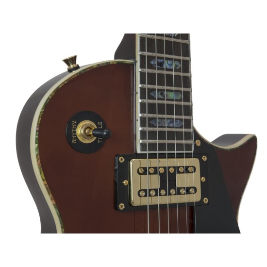 DIMAVERY LP-700 Chitarra Elettrica Honey Hi-Gloss con Humbucker | Strumento Musicale Professionale