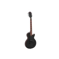 DIMAVERY LP-800 Chitarra Elettrica Nero Opaco con Humbucker - Perfetta per Destrorsi