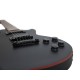 DIMAVERY LP-800 Chitarra Elettrica Nero Opaco con Humbucker - Perfetta per Destrorsi