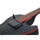 DIMAVERY LP-800 Chitarra Elettrica Nero Opaco con Humbucker - Perfetta per Destrorsi
