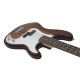 DIMAVERY PB-320 Basso Elettrico Sunburst - Progettato per Musicisti Destrorsi