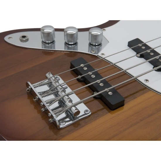 DIMAVERY JB-302 Basso Elettrico per Mancini Sunburst - Prodotto Professionale