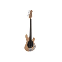 DIMAVERY MM-501 Basso Elettrico Fretless, Naturale 4/4 con Humbucker