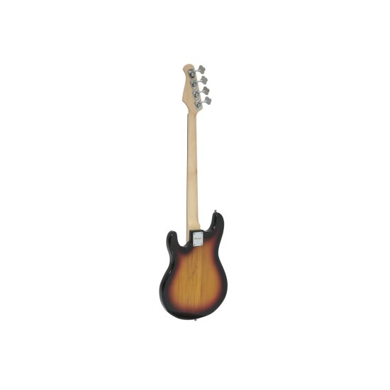 DIMAVERY MM-501 Basso Elettrico Tobacco Sunburst - Strumento per Musicisti Professionisti