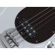 Basso Elettrico DIMAVERY MM-501 Bianco - Design Professionale con Humbucker