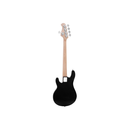 Basso Elettrico DIMAVERY MM-505 a 5 Corde, Nero, con Humbucker e Hardware Cromato
