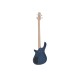 DIMAVERY SB-321 Basso Elettrico Blu Lucido con Pickup Single Coil