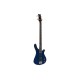 DIMAVERY SB-201 Basso Elettrico Blueburst con Humbucker e Manico in Acero