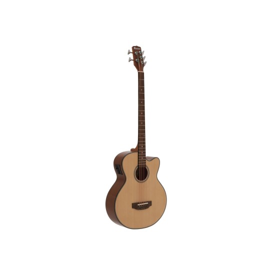 DIMAVERY AB-455 Basso Acustico 5 Corde Naturale con Pickup e Equalizzatore 3 Bande