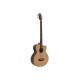 DIMAVERY AB-455 Basso Acustico 5 Corde Naturale con Pickup e Equalizzatore 3 Bande