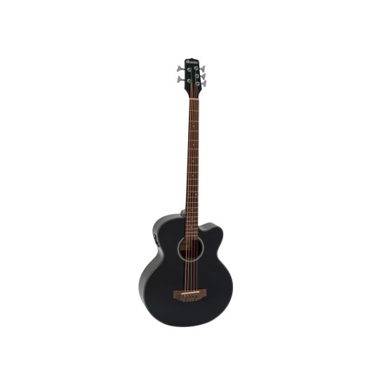 DIMAVERY AB-455 Basso Acustico 5 Corde Nero con Pickup e Equalizzatore