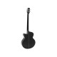 DIMAVERY AB-455 Basso Acustico 5 Corde Nero con Pickup e Equalizzatore
