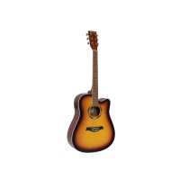 DIMAVERY DR-520 Chitarra Acustica Dreadnought 4/4 Sunburst