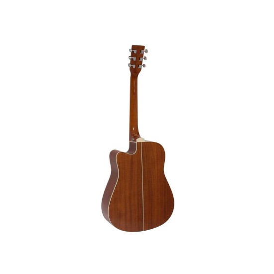 DIMAVERY DR-520 Chitarra Acustica Dreadnought 4/4 Sunburst